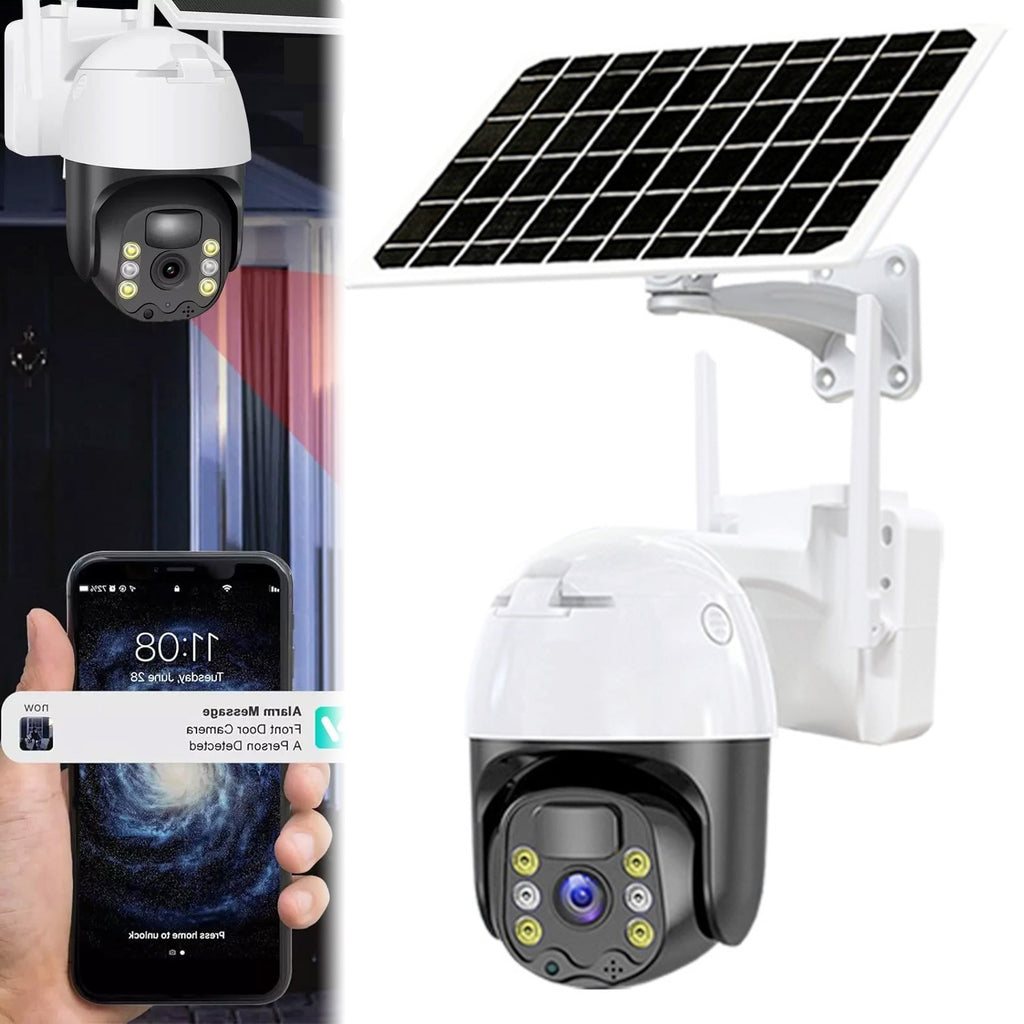 Security Camera  Solar System Battery Powered Wireless WiFi Outdoor