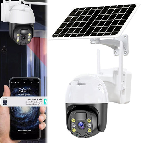 Security Camera  Solar System Battery Powered Wireless WiFi Outdoor